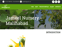 Tablet Screenshot of jameelnursery.com